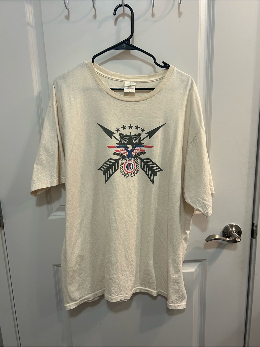 Pearl Jam 2008 Summer Tour T-Shirt 2XL Organic Cotton Band Vintage Style Graphic